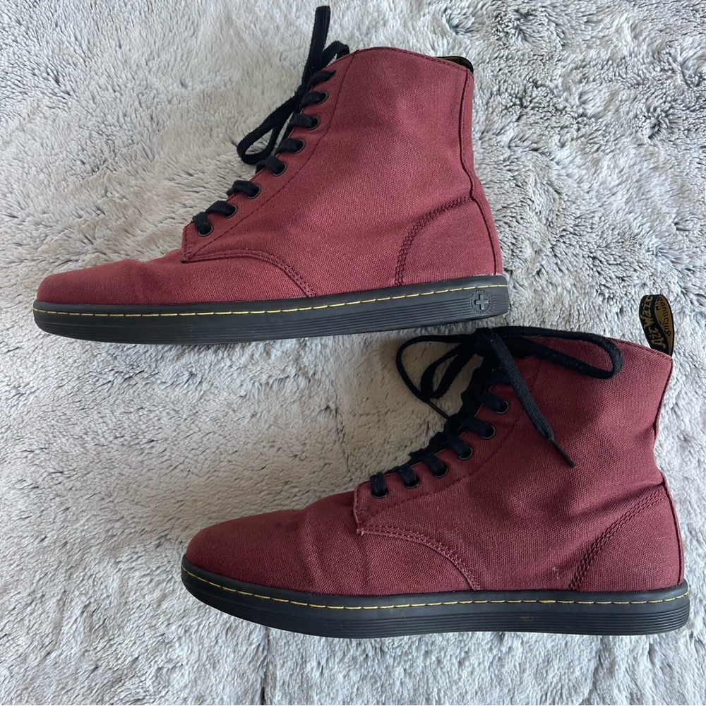 Dr. Martens Shoreditch Canvas 7-Eye Lace-Up Boots Men size 11 - Picture 6 of 9